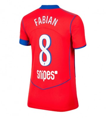 Paris Saint-Germain Fabian Ruiz #8 Replika Tredjetrøje Dame 2025-26 Kortærmet